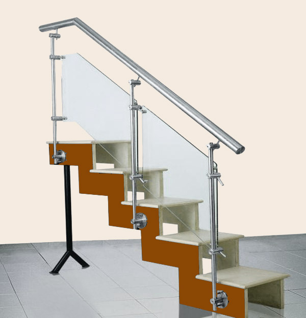 Stair Steel Glass Railing