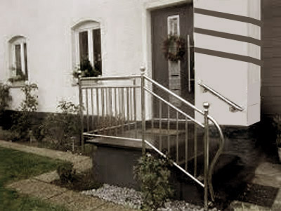Outdoor SS Home Railing 