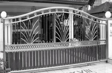 Steel Grill Gate